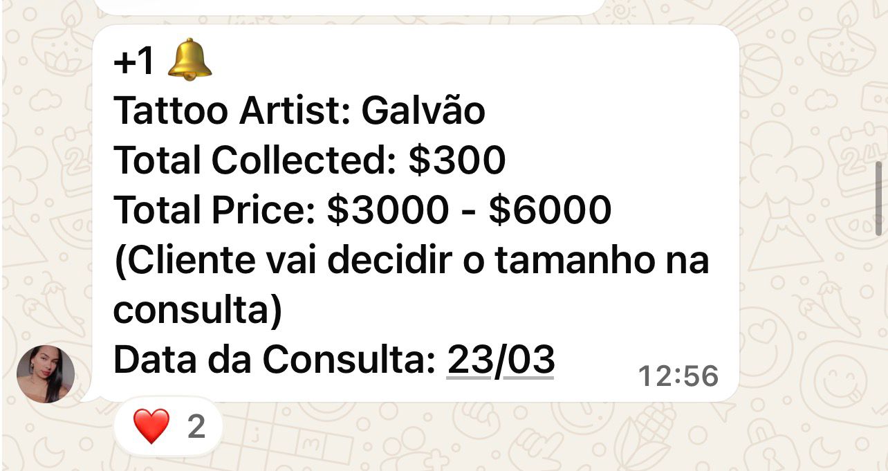 Closed sale — Galvão — project $3,000–6,000